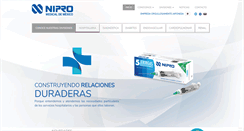 Desktop Screenshot of nipromexico.com
