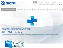 Tablet Screenshot of nipromexico.com